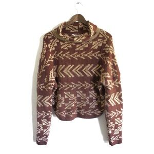 3/$12 

NB Aztec Print Turtlneck Sweater XL Oversized Preowned
